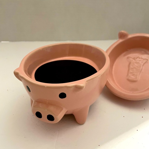 Pink Zebra Piggy Simmer Pot Excellent Condition - Picture 2 of 3